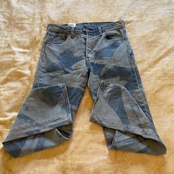 NWT 501 Levi’s Straight Leg Button- Fly Jeans - Picture 3 of 7